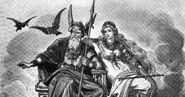 Mitología nórdica Odin Frigga