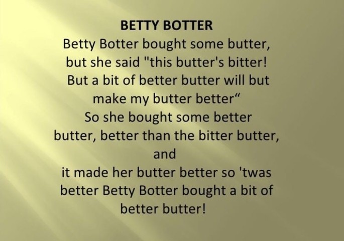 Giro de lengua de Betty Botter