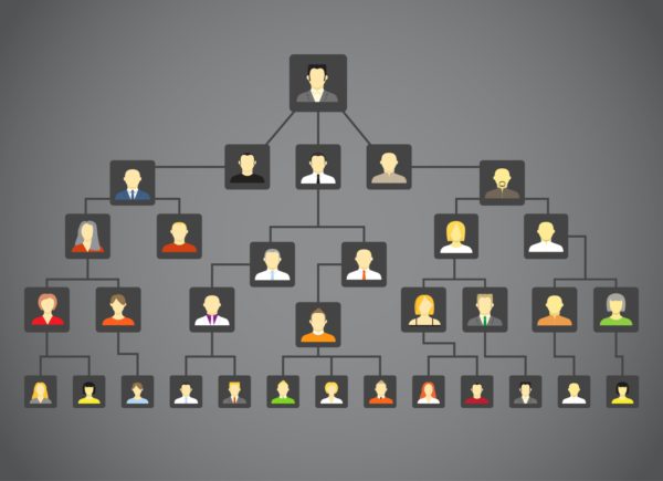 Ejemplo de árbol genealógico. Ilustración: tovovan / Shutterstock.com