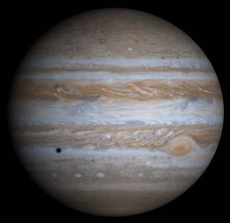 Júpiter.  Ilustración: NASA.