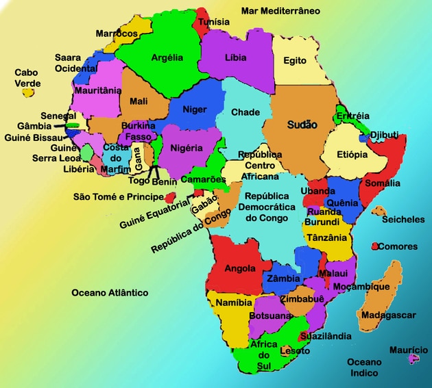 Mapa de africa