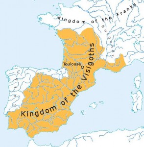 Expansión territorial del reino Visigodo en el siglo