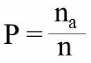 fórmula de probabilidad