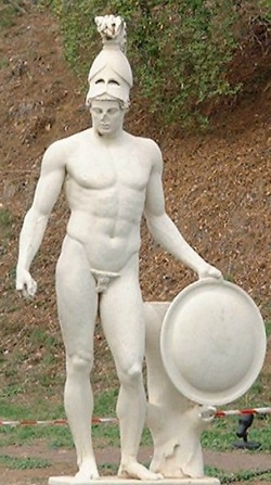 escultura del dios Ares