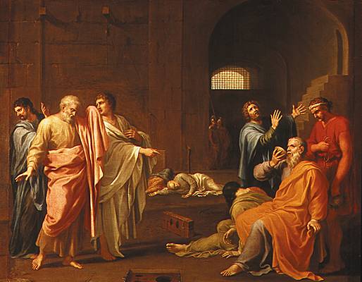 Charles Alphonse Dufresnoy, La muerte de Sócrates
