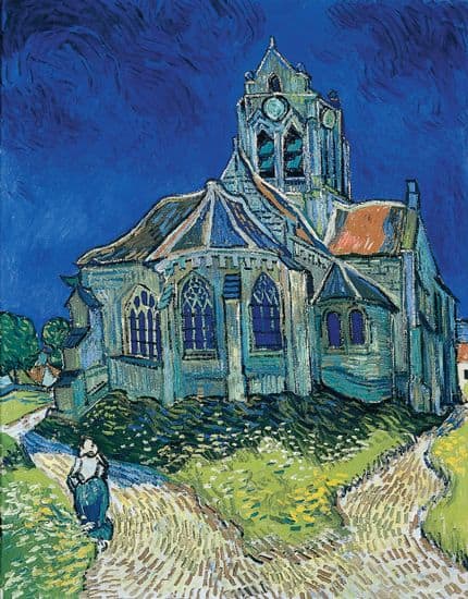 Vincent Van Gogh, la iglesia de Auvers-sur-Oise