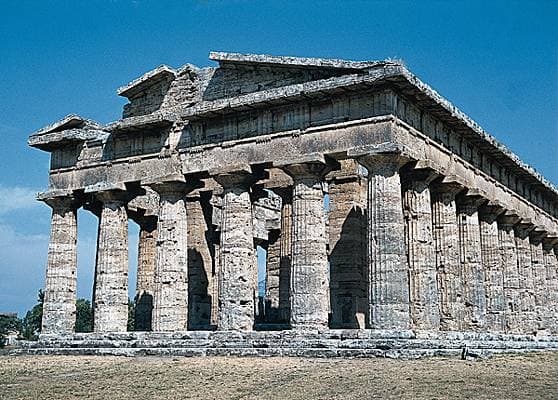 Paestum, el templo de Poseidón