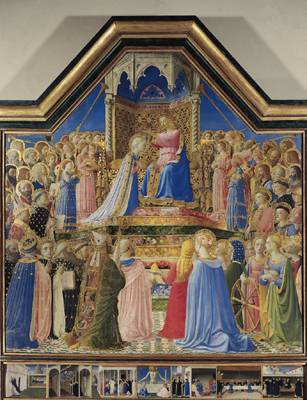 Fra Angelico, La coronación de la Virgen