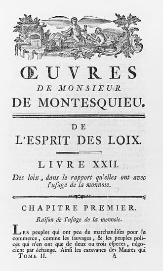 Montesquieu, Sobre el espíritu de las leyes
