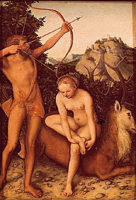 Lucas Cranach el Viejo, Apolo y Diana