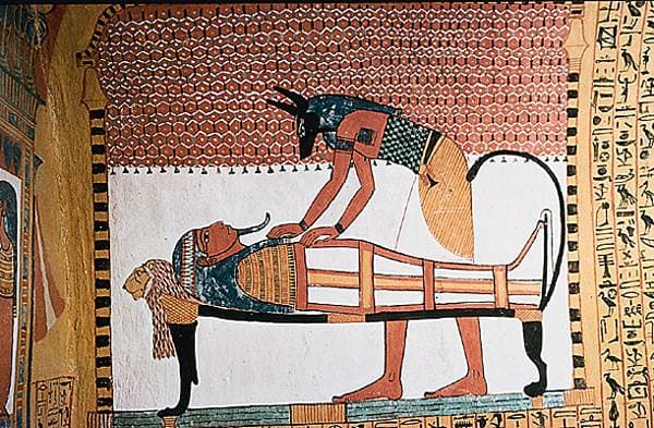Louqsor, pintura de la tumba de Senedjem